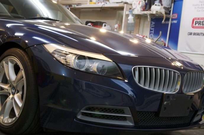 BMW Z4 ガラスコーティングPCX-S8施工